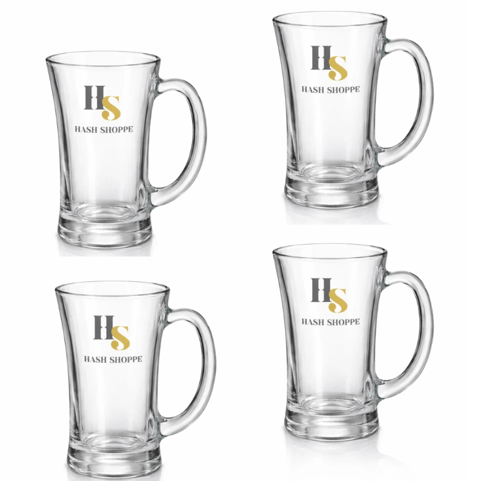 Hash Shoppe 320 Ml Elegant Beverage Glass (Pack of 4)