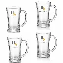 Hash Shoppe 320 Ml Elegant Beverage Glass (Pack of 4)