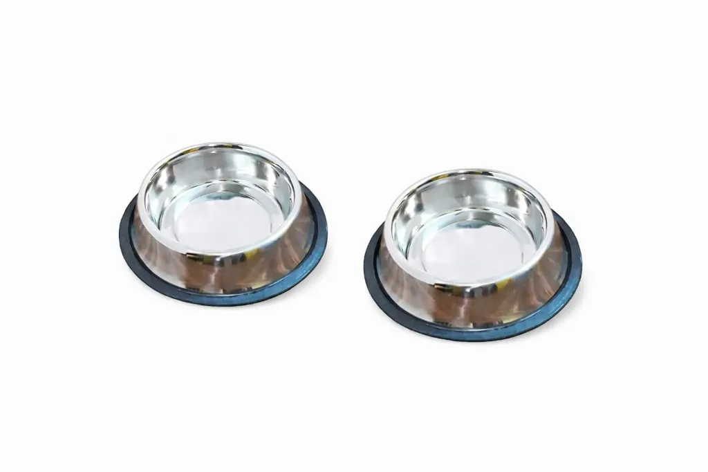Food Bowl for Pets - Various Size Combo (Pack of 2) 400 Ml)